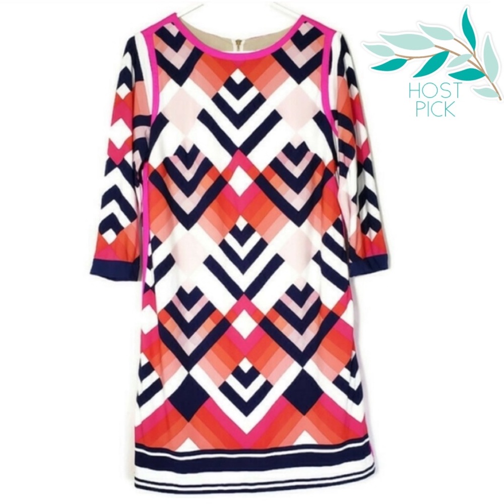 Women’s Geometric Print Bright Casual Dress